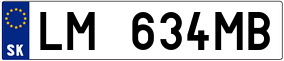 Truck License Plate